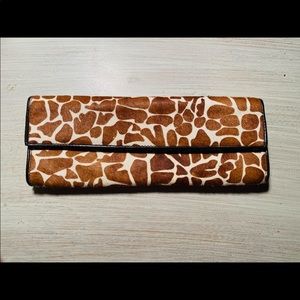 Aldo Giraffe print clutch